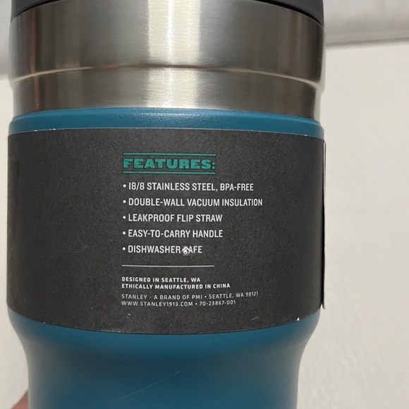 NWT - Stanley The Iceflow Flip Straw Tumbler 20oz/0.59L 7hrs Cold 35hrs Iced - Picture 7 of 7